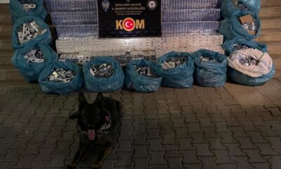 İhbar üzerine durdurulan kamyonette 10 bin 400 paket kaçak sigara ele geçirildi