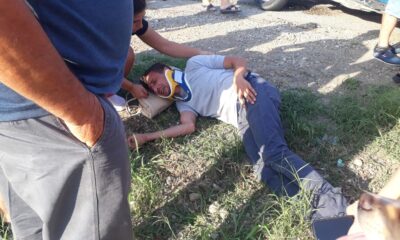 İki otomobilin hurdaya döndüğü kazada sürücüler ağır yaralandı