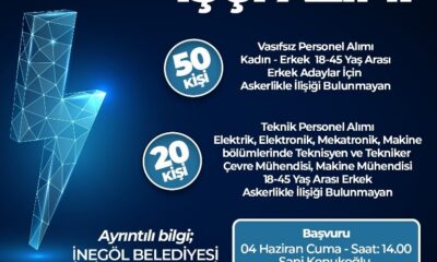 İnegöl Belediyesi’nden istihdam seferberliğine bir katkı daha
