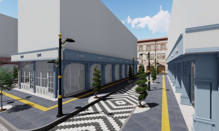 İpekyolu Belediyesi kent merkezini güzelleştirmeye devam ediyor