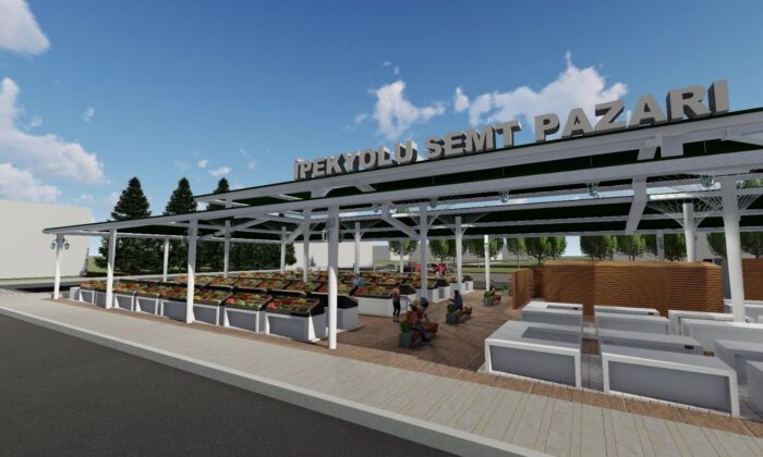 İpekyolu Belediyesinden modern semt pazarı