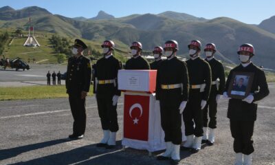 Irak şehidi, Hakkari’de yapılan törenle memleketine uğurlandı