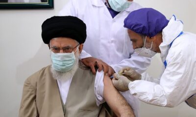 İran Dini Lideri Hamaney, korona virüs aşısı oldu