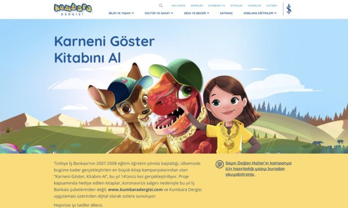 İş Bankası’ndan çocuklara karne hediyesi