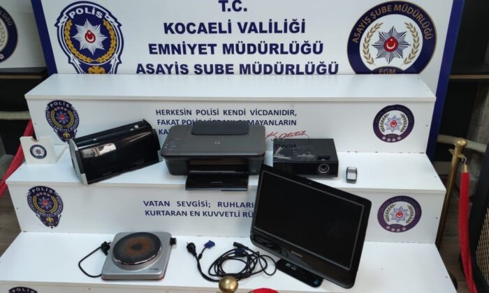 Isıtıcıdan termosa kadar ne bulduysa çaldılar