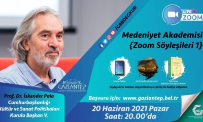 İskender Pala Büyükşehir’in medeniyet söyleşilerine katılacak