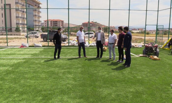 Isparta’da 16 semt spor sahasının yapımında sona yaklaşıldı