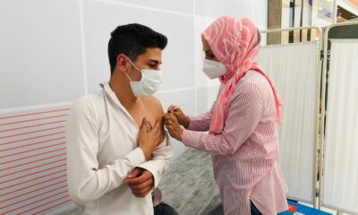 Isparta’da AVM’de aşı istasyonu kuruldu