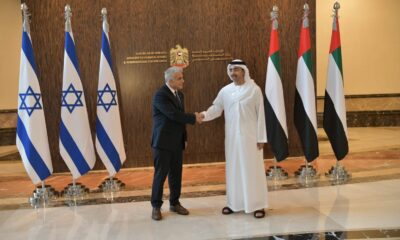 İsrail Dışişleri Bakanı Lapid, BAE’li mevkidaşı Nahyan ile bir araya geldi