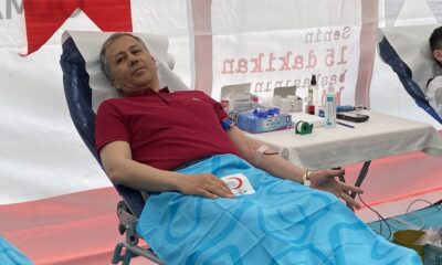 İstanbul Valisi Ali Yerlikaya kan bağışında bulundu