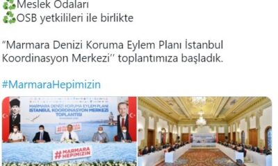 İstanbul Valisi Ali Yerlikaya: “Marmara Denizi Koruma Eylem Planı İstanbul Koordinasyon Merkezi toplantımıza başladık”