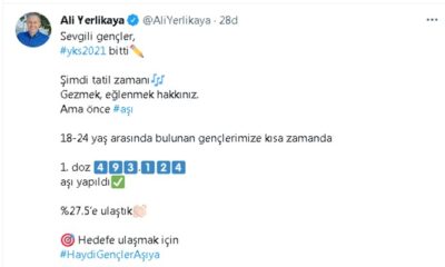 İstanbul Valisi Ali Yerlikaya’dan gençlere aşı çağrısı