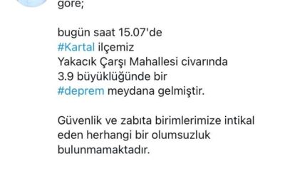 İstanbul Valisi Yerlikaya’dan deprem açıklaması