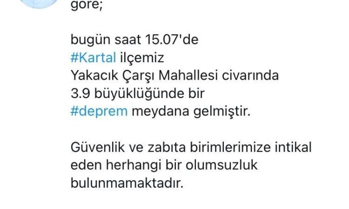 İstanbul Valisi Yerlikaya’dan deprem açıklaması