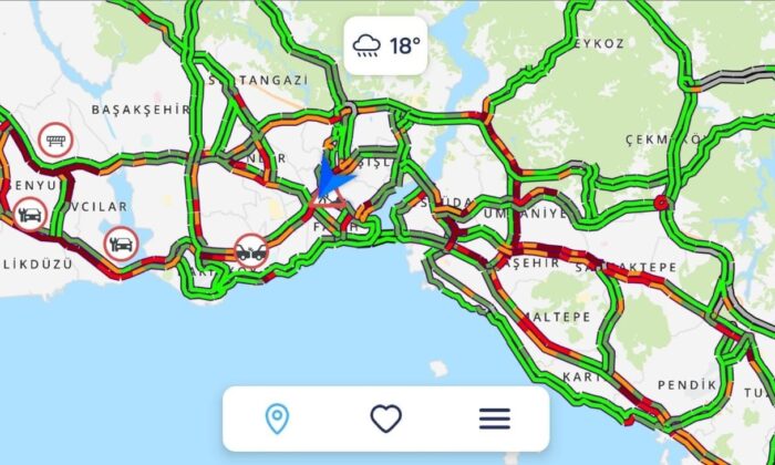 İstanbul’da kısıtlama sonrası trafik yoğunluğu