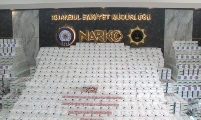 İstanbul’da rekor sayıda uyuşturucu özelliği bulunan ilaç yakalandı