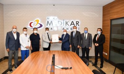 İstihdama destek veren MEDİKAR Hastanesine teşekkür ziyareti