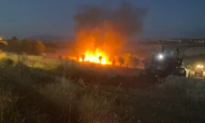 İtfaiye ekipleri biçerdöveri son anda kurtardı