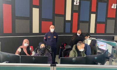 İtfaiye Müdürlüğü 112 Acil Çağrı Merkezinde hizmetine devam ediyor