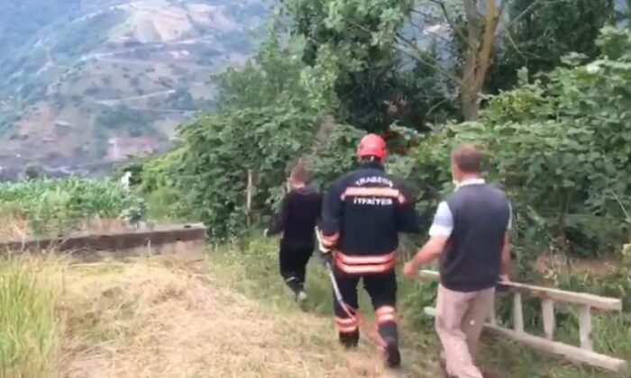 İtfaiyeden porsuk kurtarma operasyonu