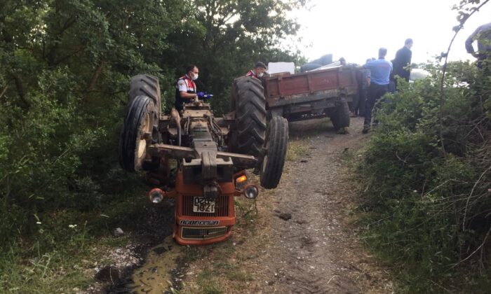 İvrindi’de traktör ters kazası: 1 ölü 2 yaralı