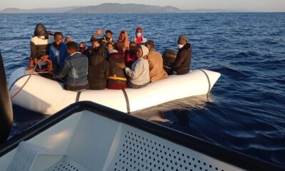 İzmir açıklarında 35 düzensiz göçmen kurtarıldı