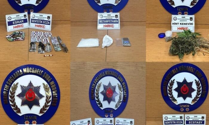 İzmir’de uyuşturucu operasyonları: 15 kişi tutuklandı