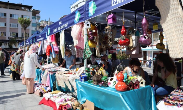 İzmitli kadınlar emeğini kazanca çeviriyor