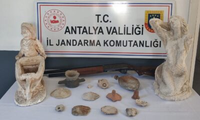 Jandarmadan tarihi eser baskını