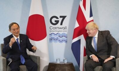 Japonya Başbakanı Suga ile Johnson’dan G7 görüşmesi