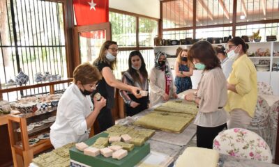 Kadın meclis üyelerinden üreten kadınlara ziyaret