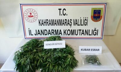 Kahramanmaraş’ta uyuşturucu operasyonu