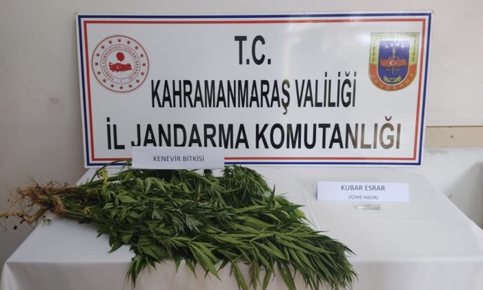 Kahramanmaraş’ta uyuşturucuya 2 gözaltı