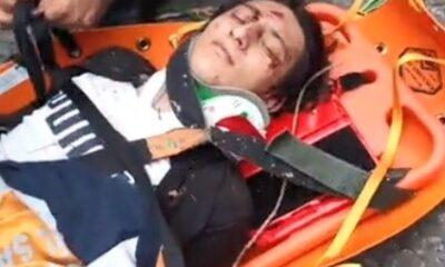 Kalede fotoğraf çekilmek isterken metrelerce yüksekten düştü