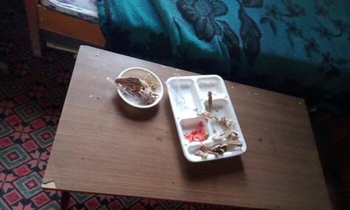 Kamp yaptıkları alanı çöplüğe çevirdiler