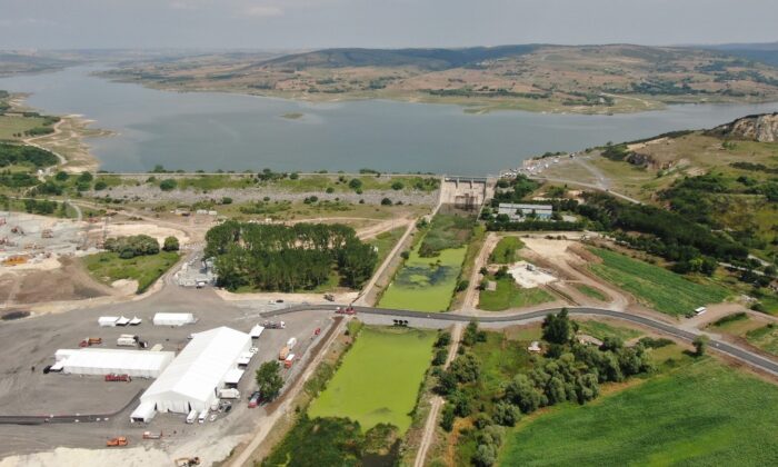 Kanal İstanbul’un temelinin atılacağı alan havadan görüntülendi