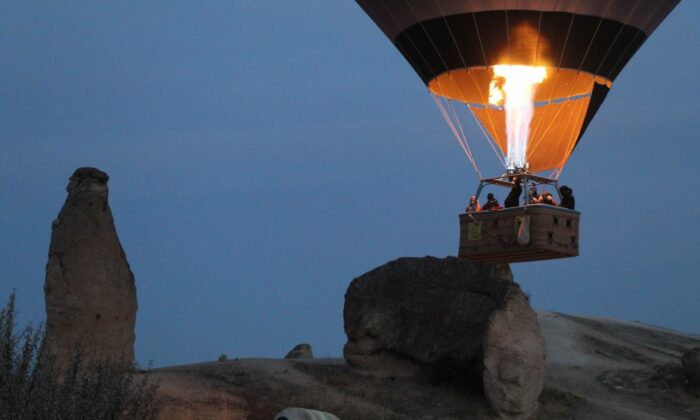 Kapadokya’da balon turları iptal edildi
