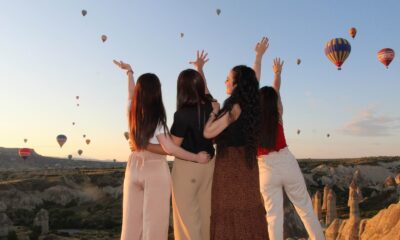 Kapadokya’da gökyüzünde görsel şölen