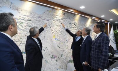 Karabük heyeti DSİ Genel Müdürü Yıldız ile görüştü