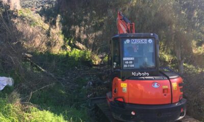 Karacahisar’da 3 bin 600 metre dere temizlendi