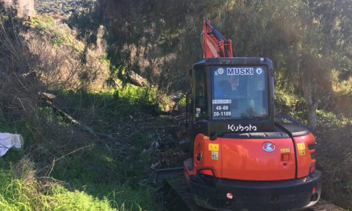 Karacahisar’da 3 bin 600 metre dere temizlendi