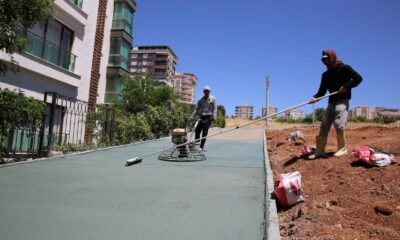 Karaköprü’de yeşillendirme çalışması