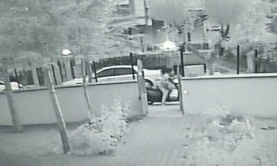 Karaman’da motosikletin çalınma anı güvenlik kamerasında