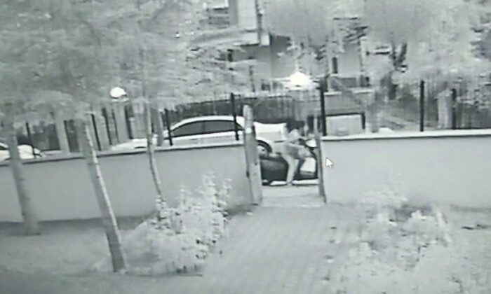 Karaman’da motosikletin çalınma anı güvenlik kamerasında