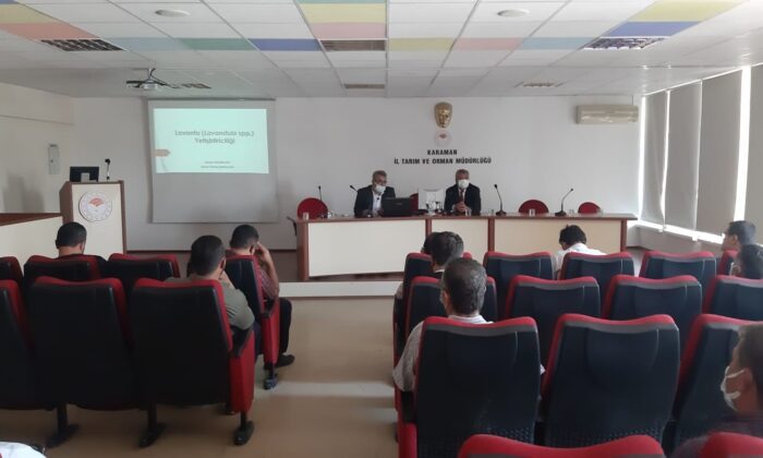 Karaman’da üreticiye lavanta eğitimi