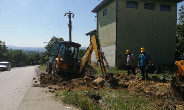Karasu’ya bin 500 metre uzunluğunda yeni içmesuyu hattı