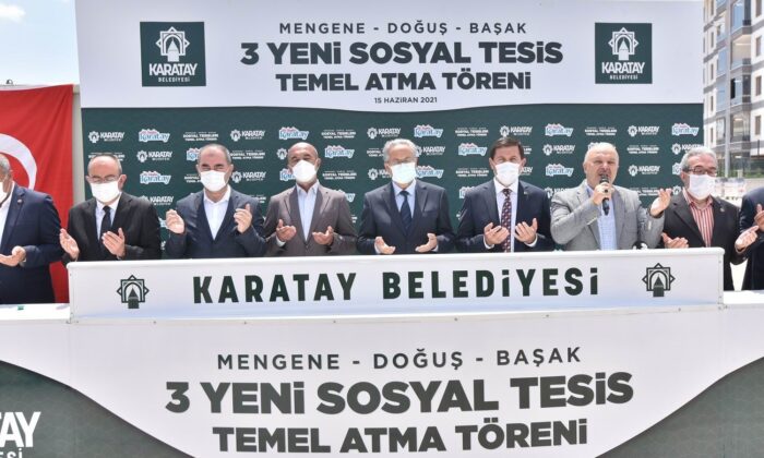 Karatay Belediyesi ilçeye 3 yeni sosyal tesis daha kazandırıyor