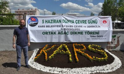 Kars’ta fidanlar toprakla buluştu