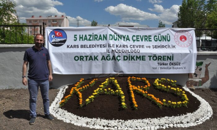 Kars’ta fidanlar toprakla buluştu