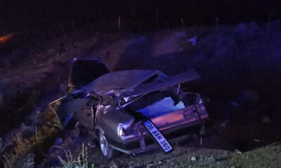 Kars’ta trafik kazası: 1 ölü, 1 yaralı